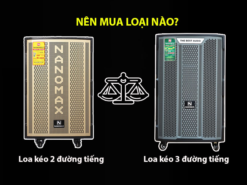 Loa kéo 2 đường tiếng