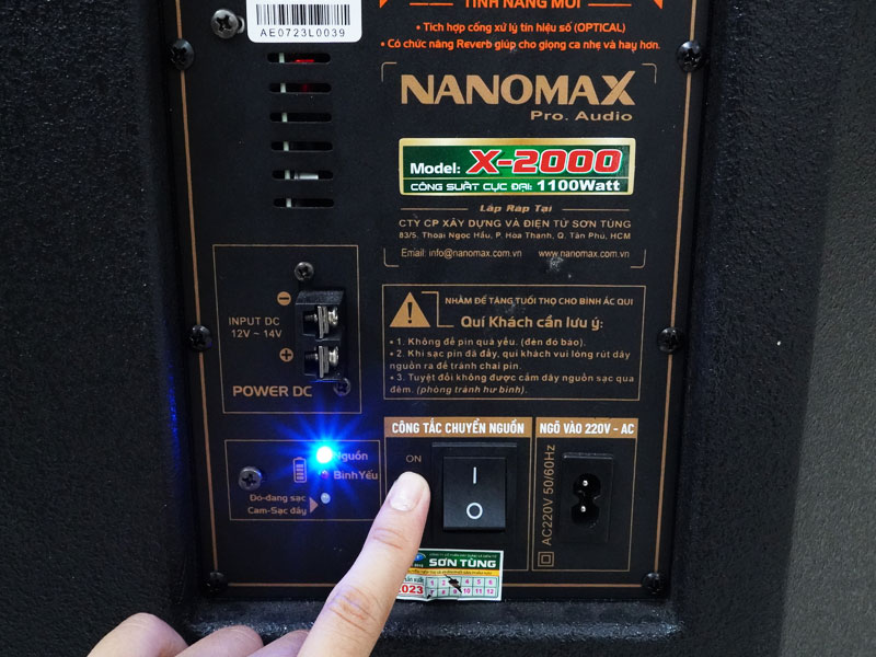 Loa kéo Nanomax X-2000