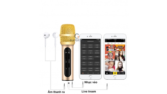 Hướng dẫn sử dụng micro livestream C11 thu âm hát karaoke