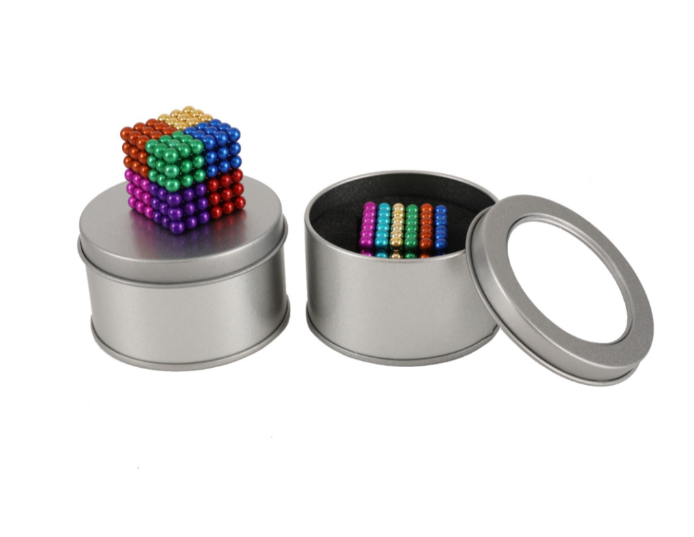 Bi nam châm tròn - bucky ball 3mm 6 màu