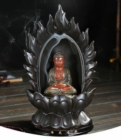 Thác khói trầm hương Phật