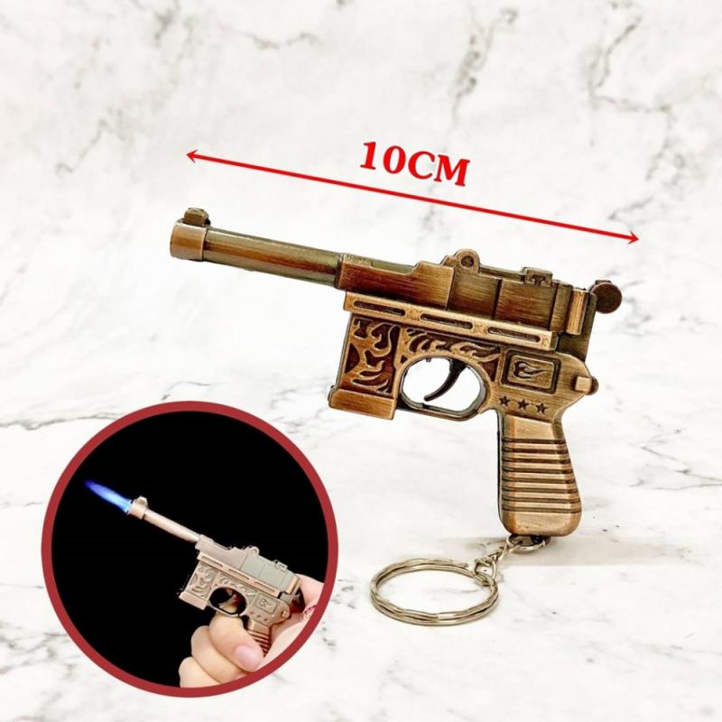 Bật lửa hình súng Mauser mini có móc khóa