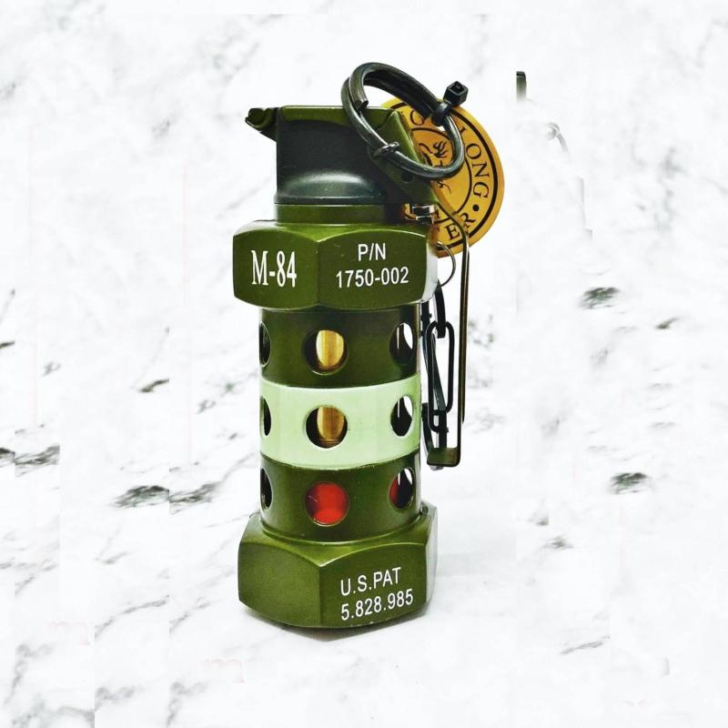 Bật lửa hình trái lựu đạn M-84 màu xanh