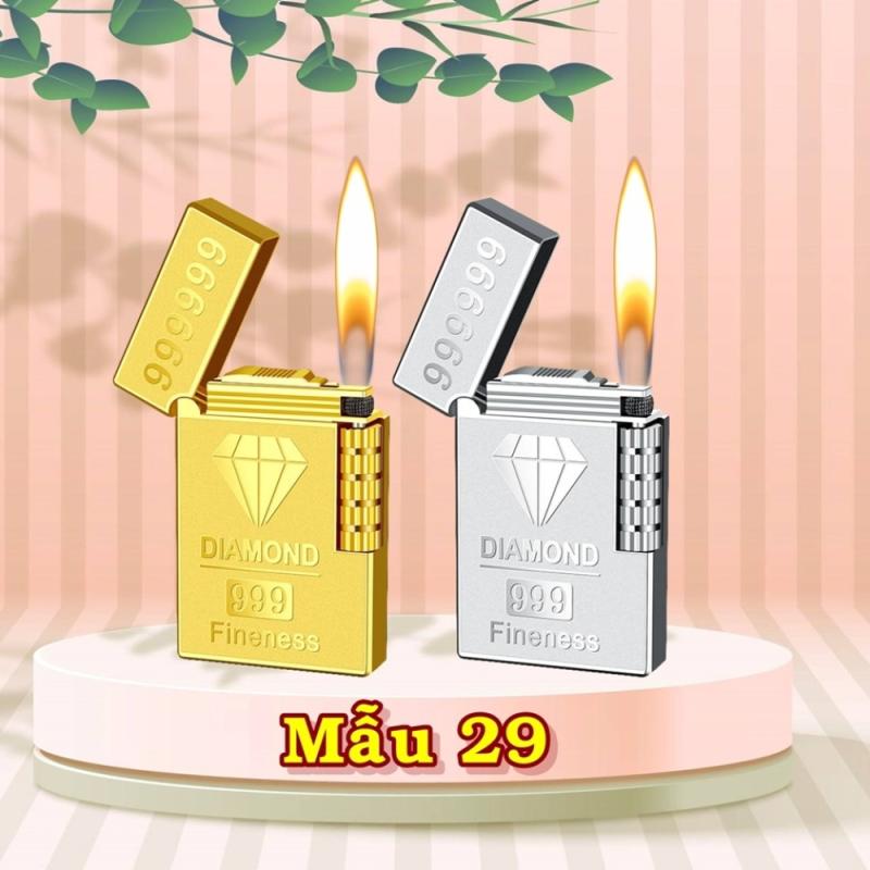 Bật lửa Dupont hình kim cương 999 M-29 dùng gas