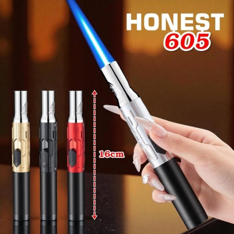 Bật lửa Honest kim loại xài gas lửa khò