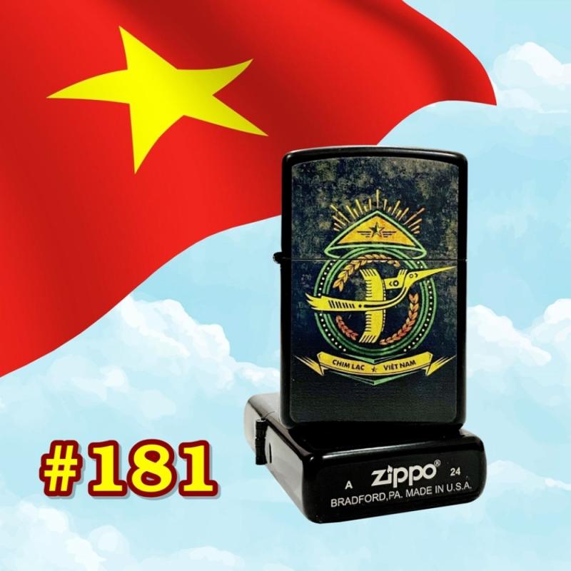 Bật lửa Zippo sơn tĩnh điện hình chim lạc việt nam