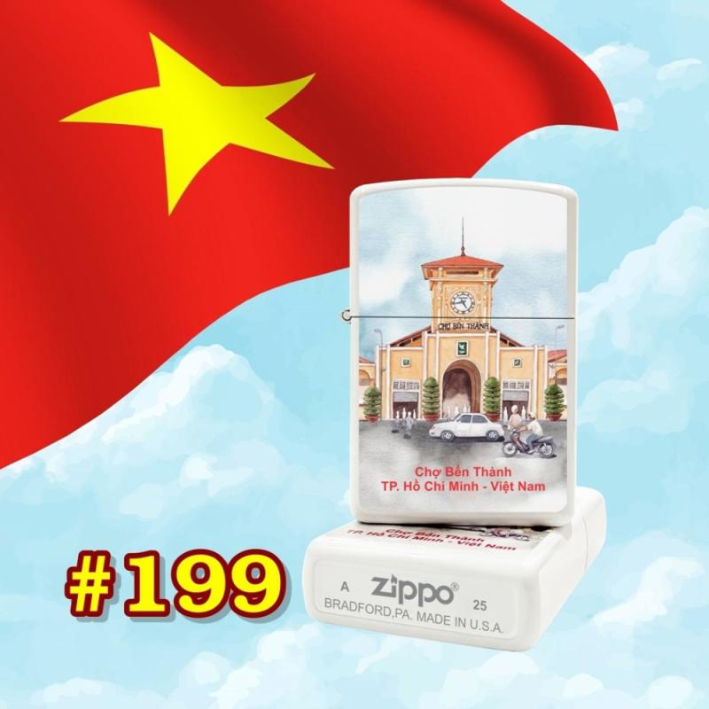 Bật lửa Zippo hình chợ bến thành