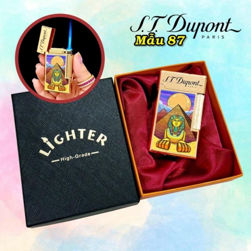 Bật lửa Dupont hình ai cập M87 có hộp xài gas