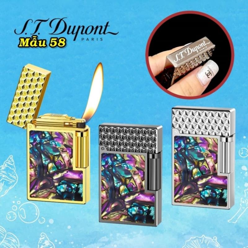 Bật lửa dupont khảm xà cừ m-58 xài gas