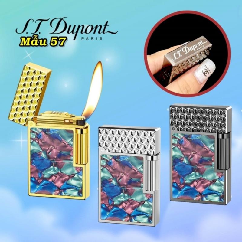Bật lửa dupont khảm xà cừ m-57 xài gas