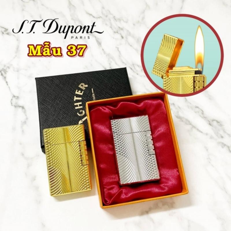 Bật lửa dupont vân kim cương m-37 có hộp gas