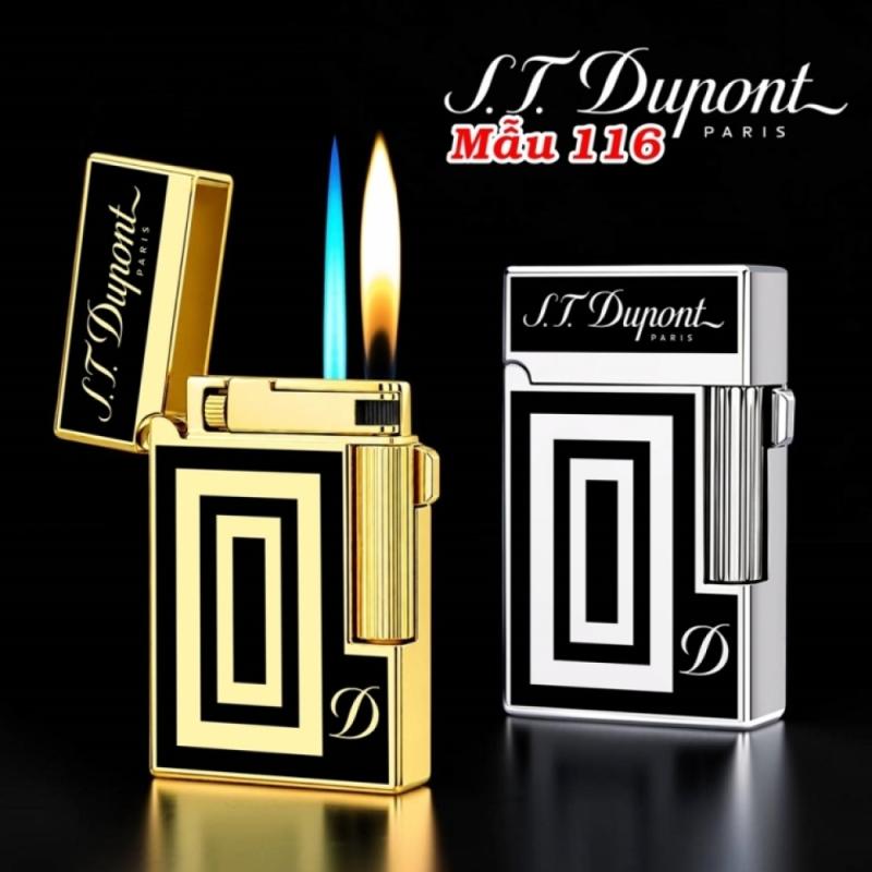 Bật lửa dupont 2 chế độ lửa chữ d m-116 (s.t. dupont) - (xai gas)