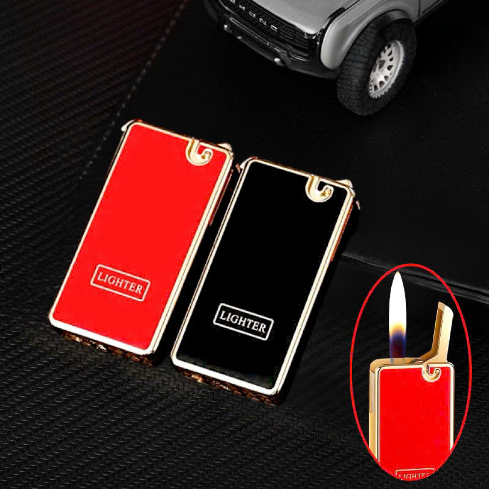 Bật lửa Lighter 2 kiểu bật kim loại dùng gas