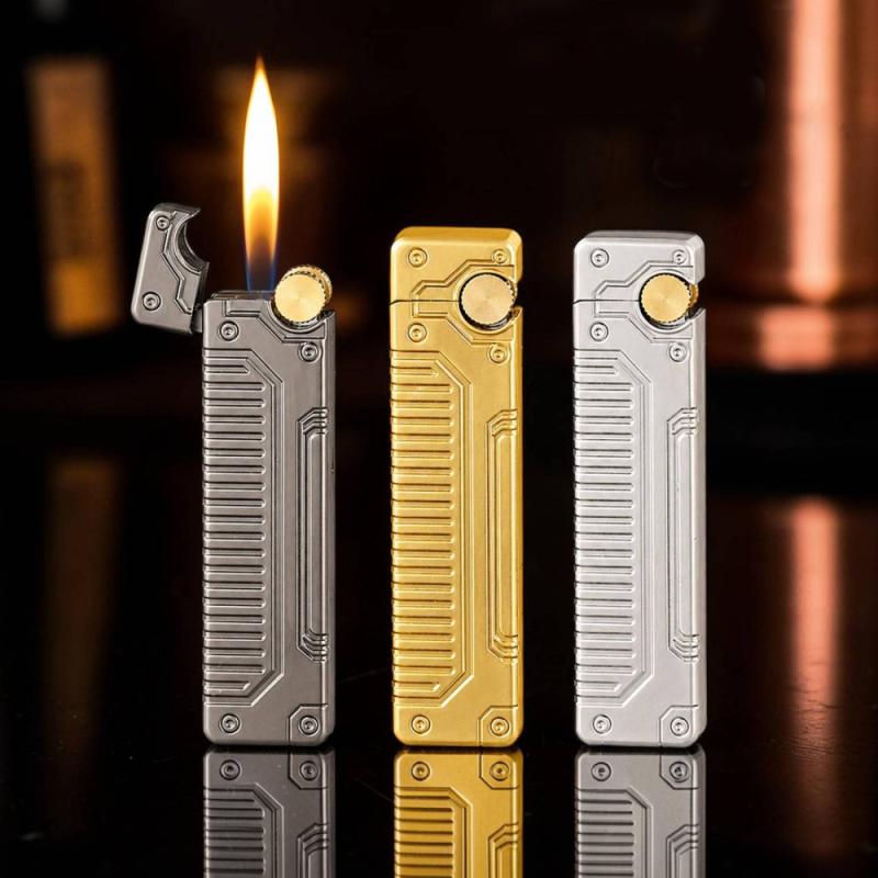 Bật lửa thanh dài vân cơ khí Honest 516 gas đá