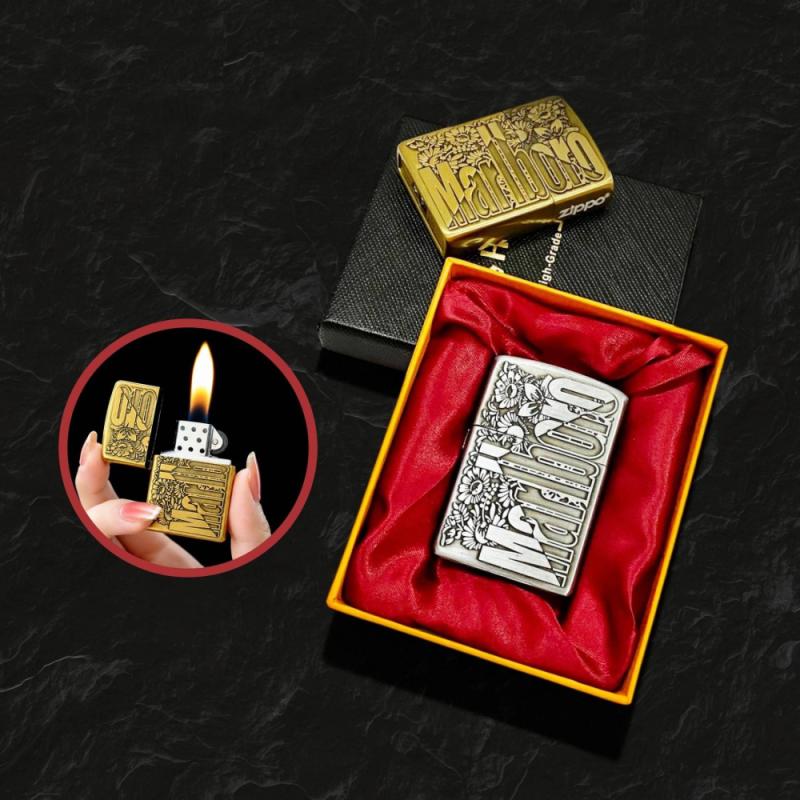 Bật lửa Zippo G-6 có hộp gas đá