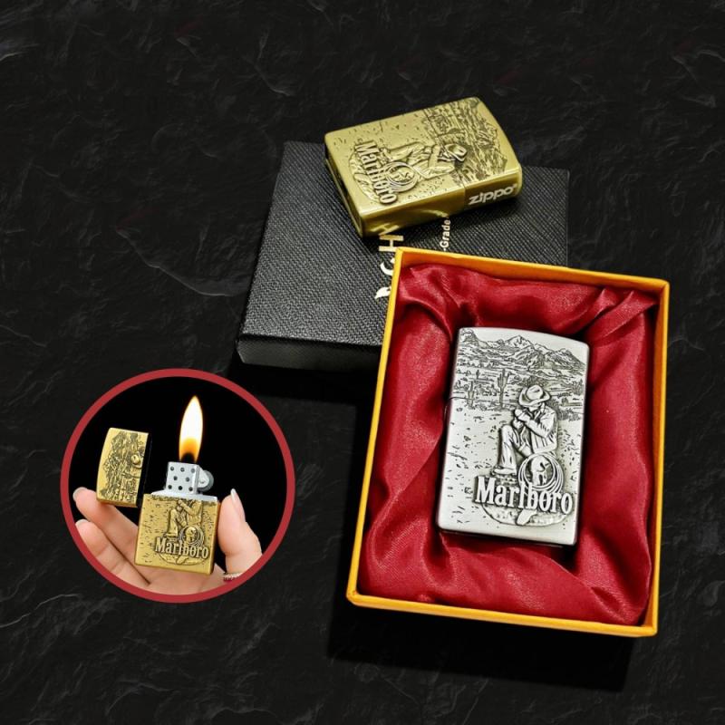 Bật lửa Zippo gas đá G-22 có hộp