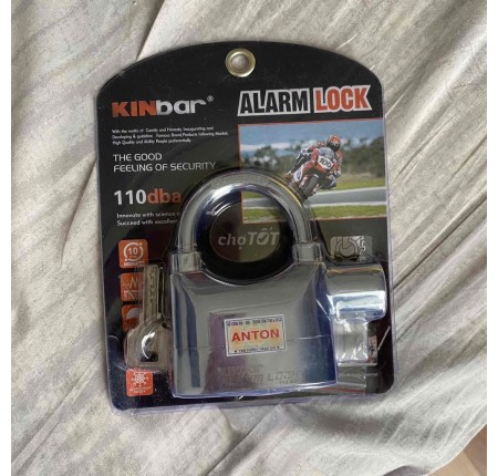 Ổ khóa chống trộm KinBAR màu trắng