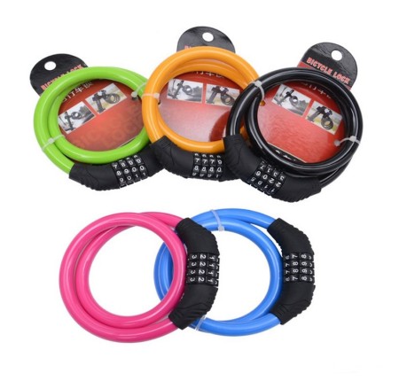 Ổ khóa dây xe đạp 4 số