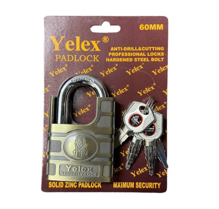 Ổ khóa Yelex PadlooK 60mm chống cắt